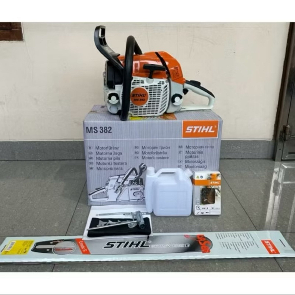 Jual Mesin Chainsaw STIHL MS 382 Bar 25 inch dan Rantai Komplit Gergaji ...