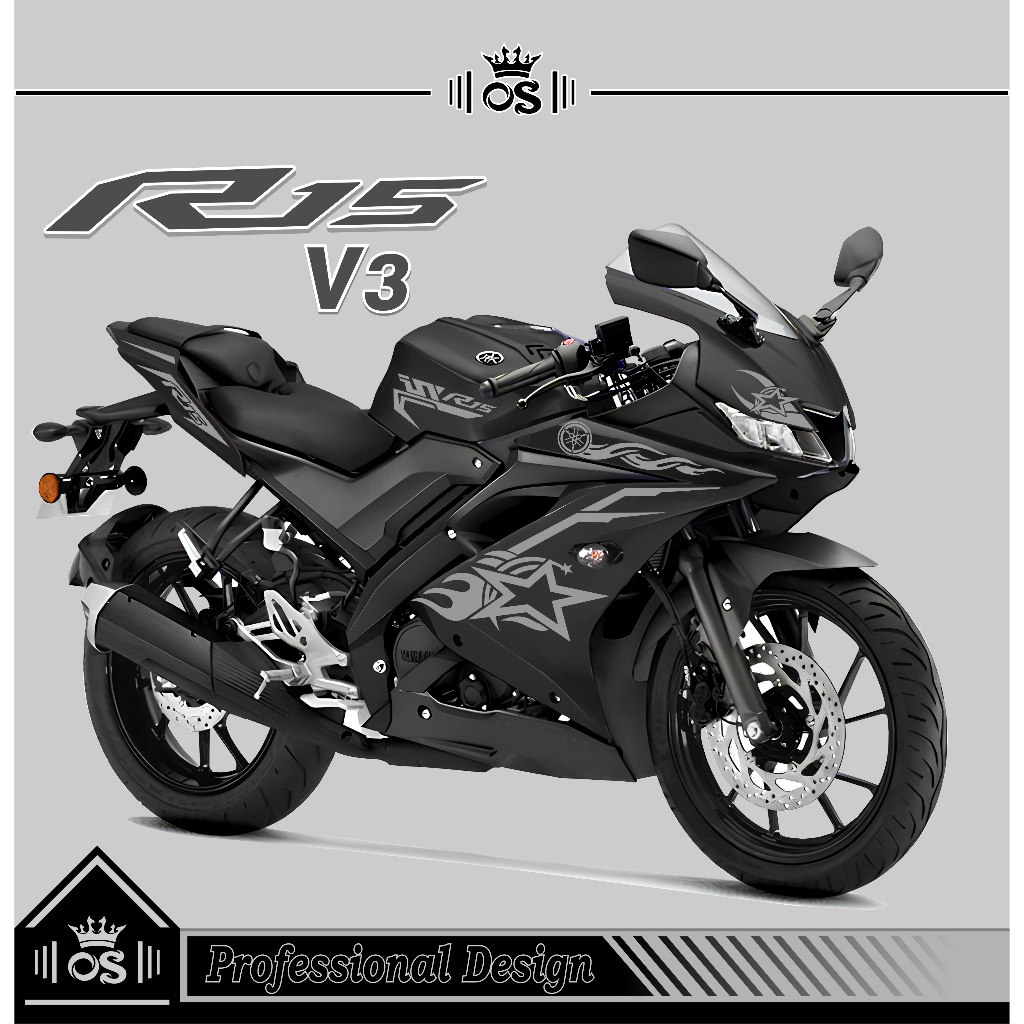 Jual STRIPING R15 V3 / MTF 38 / STIKER CUTTING / STIKER MOTOR R15 ...