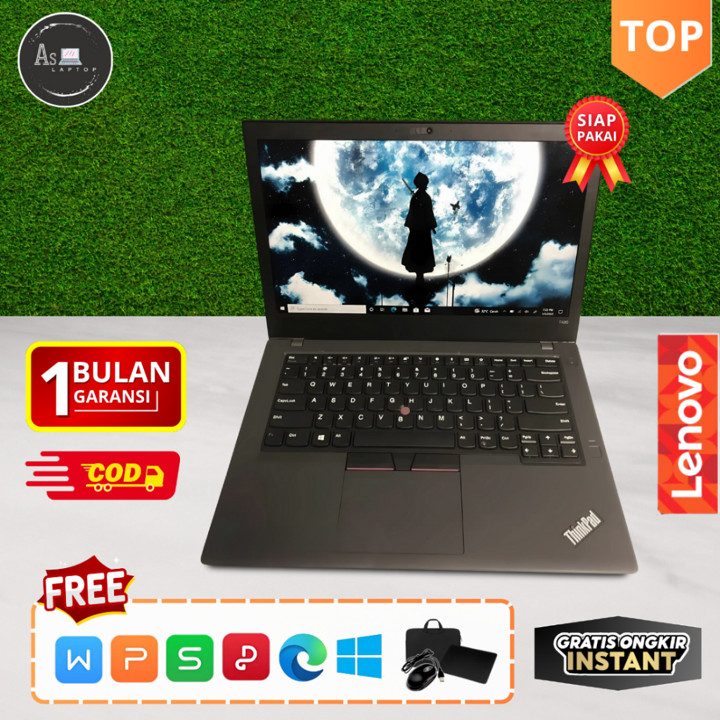 Laptop Lenovo Thinkpad T480 T480s i5 i7 Gen 8 Layar 14" inch | Second Mulus Berk