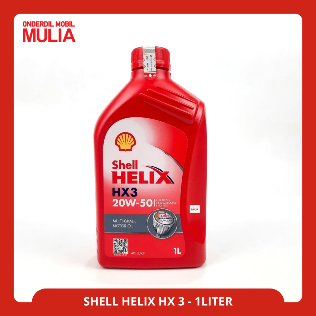 Jual OLI SHELL HELIX HX3 1LITER SAE 20W-50 SHELL HX 3 | Shopee Indonesia
