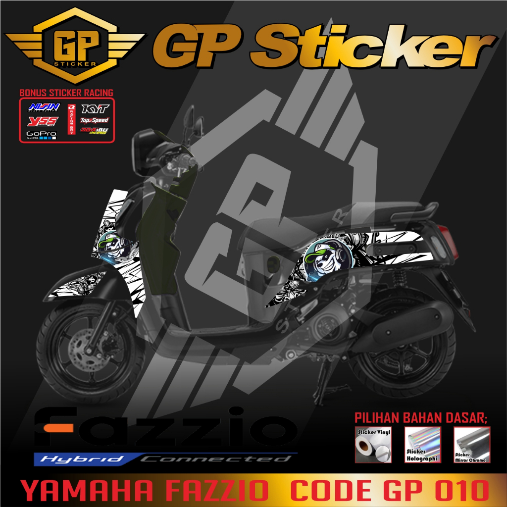 Jual STRIPING FAZZIO / STIKER MOTOR FAZZIO / VARIASI MOTOR NEW FAZZIO ...