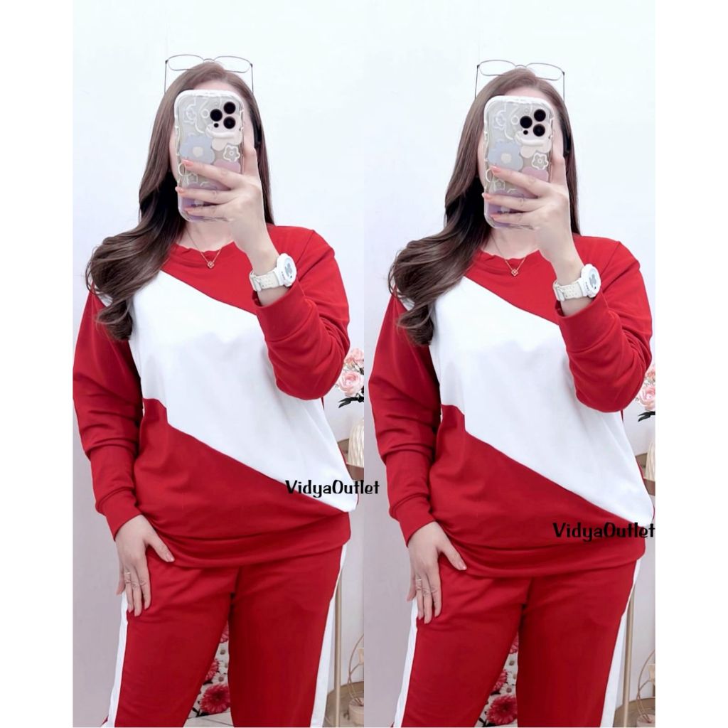 Jual Setelan Kemerdekaan Wanita Wanset Merah Putih Seragam Agustusan ...