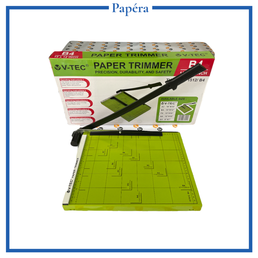 Jual Vtec Paper Trimmer Pemotong Kertas B4 VT 1512 | Shopee Indonesia