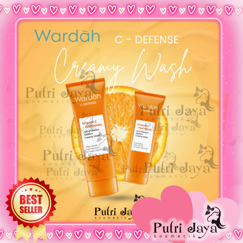 Wardah C-Defense Energizing Creamy Wash II NEW PACKAGING