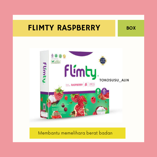Jual FLIMTY FIBER RASA RASPBERRY BOX 16 SACHET / MENGANDUNG SERAT ...