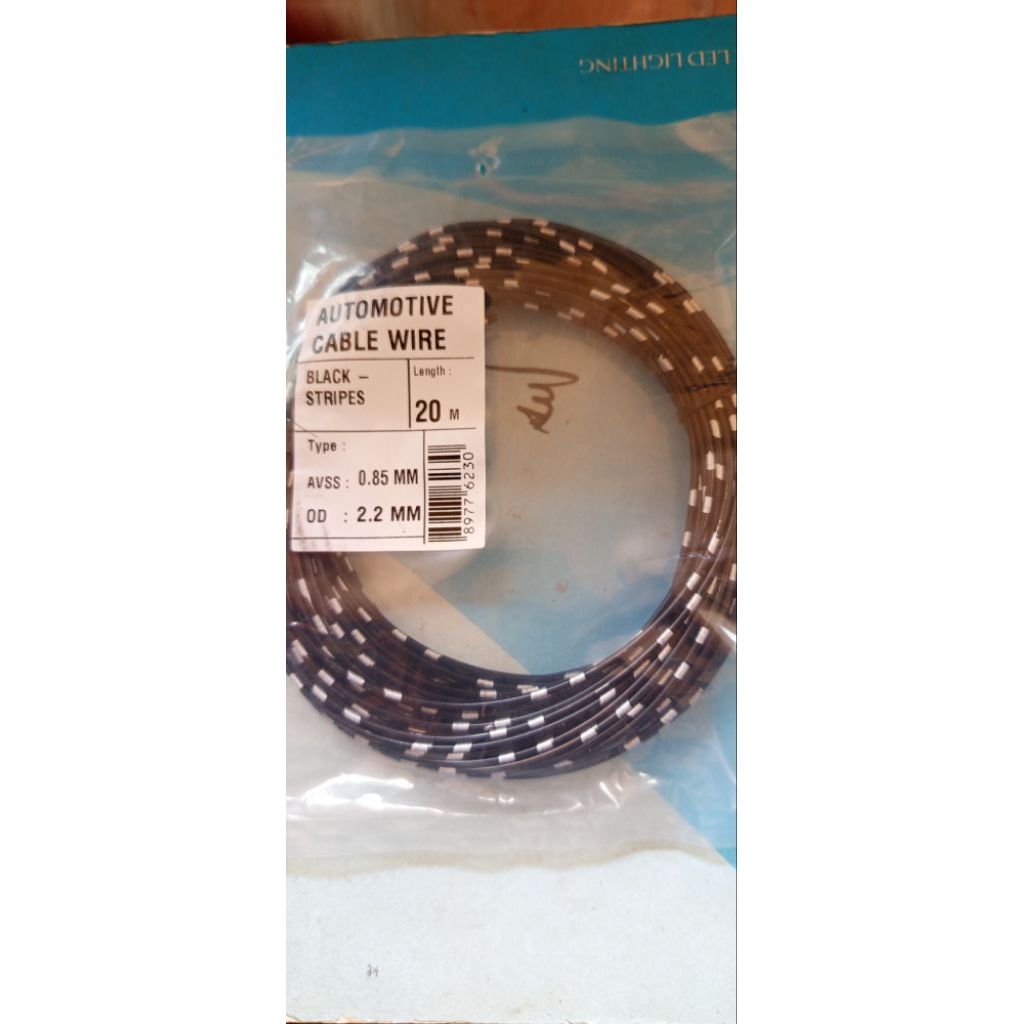 Jual Kabel hitam awt serabut 0,85mm Tembaga 20mtr | Shopee Indonesia