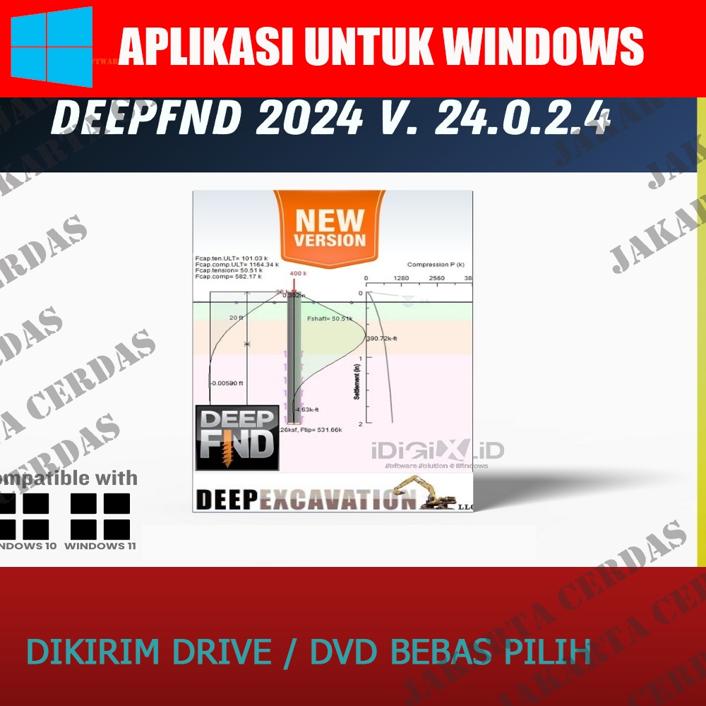Jual APLIKASI DEEP EXCAVATION DEEPFND 2024 V24 – SOFTWARE PERANCANGAN ...