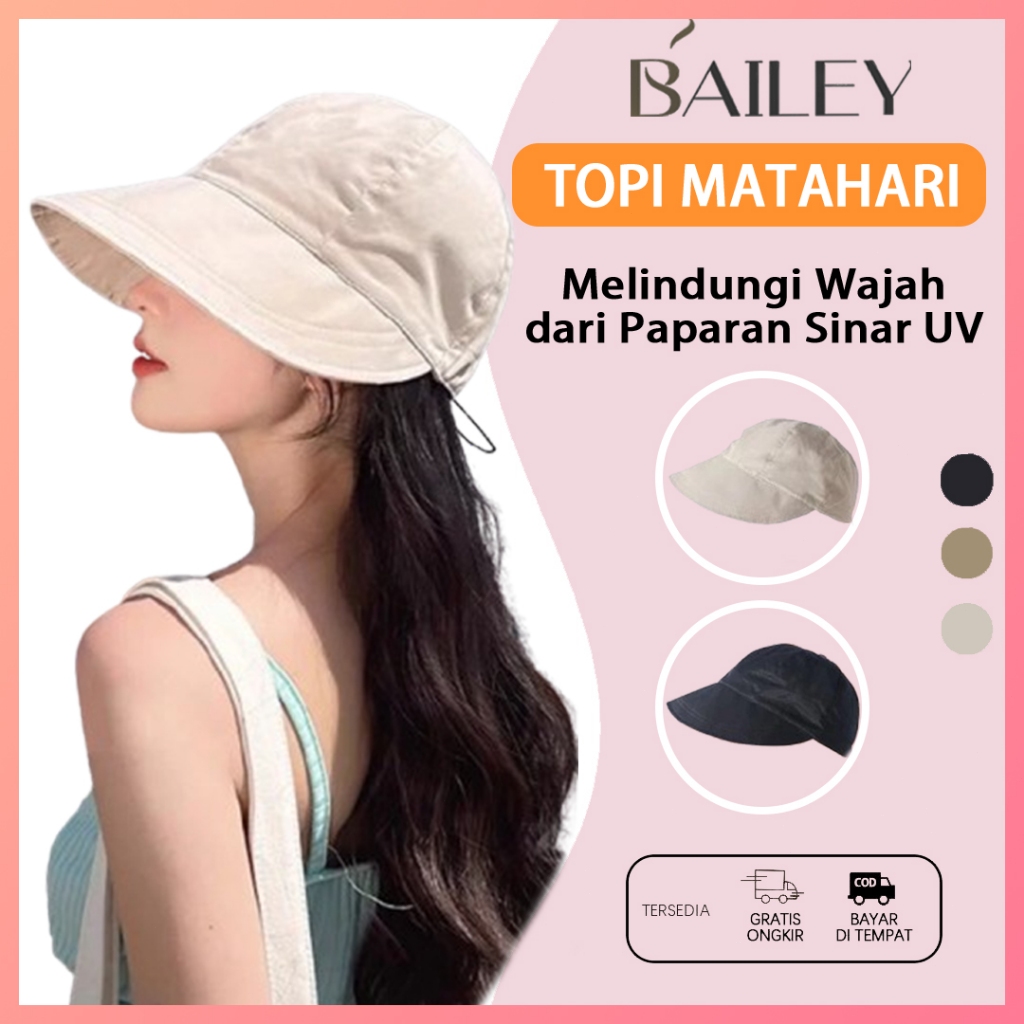 Jual Bailey Topi Olahraga Wanita Pantai Aktivitas Outdoor Topi Visor UV ...