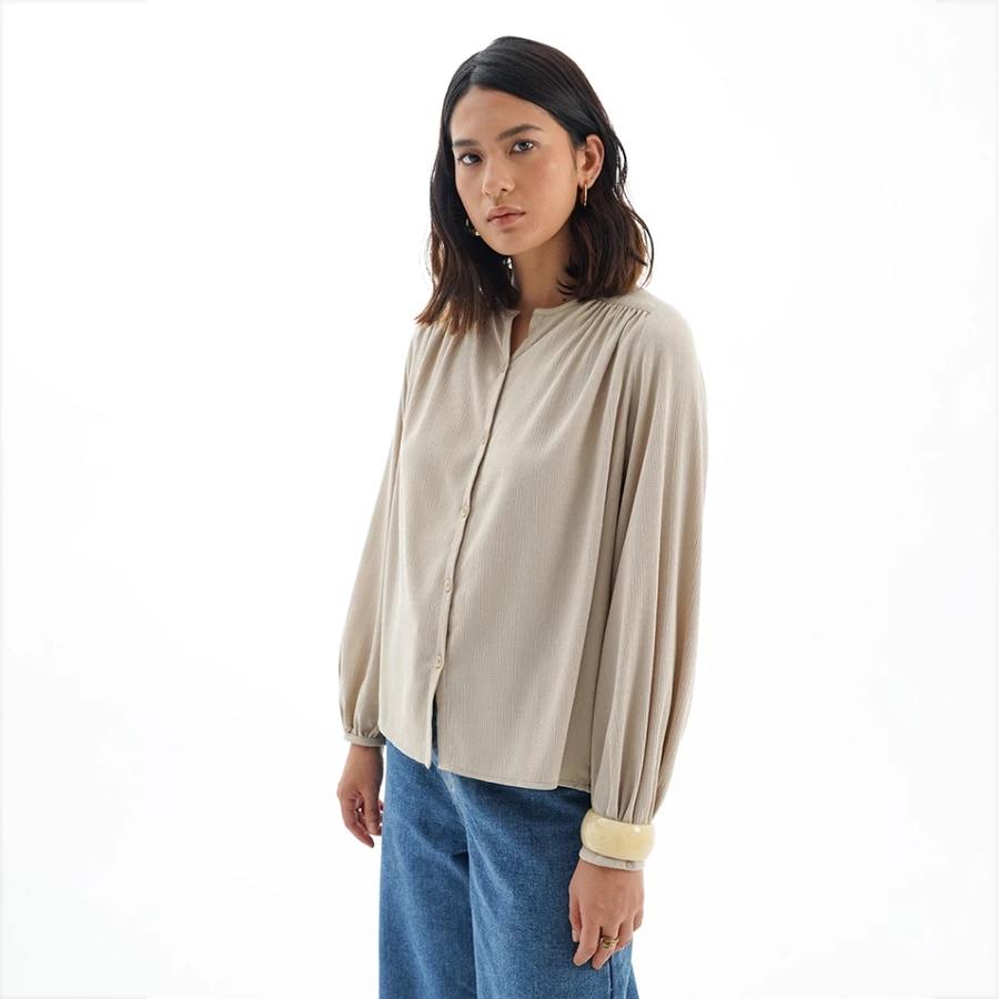 Blouse With Full Sleeves 