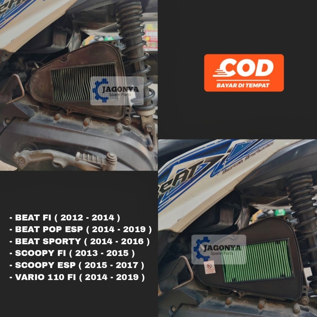 Jual Saringan Udara BEAT FI, BEAT POP ESP, BEAT SPORTY, BEAT INJ ...