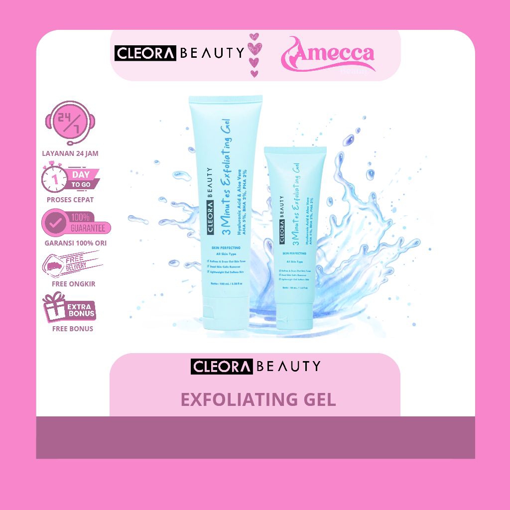 Jual CLEORA BEAUTY 3 Minute Exfoliating Gel | Shopee Indonesia