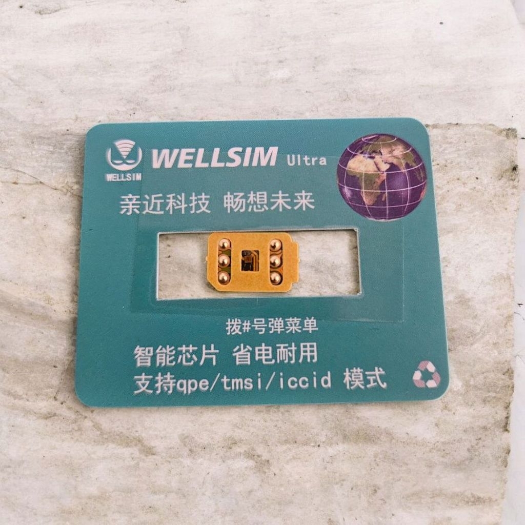 Jual Sim Sticker for iPhone 7-16PM SU unlock RSIM iPhone Wellsim ...