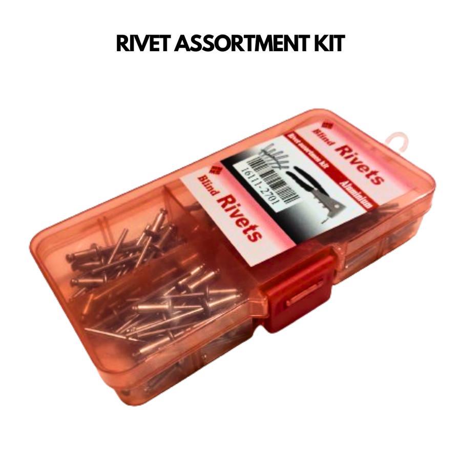 Jual PAKU RIVET SET ASSORTMEN KIT+MATA BOR BESI/PAKU RIPET SET BLIND ...
