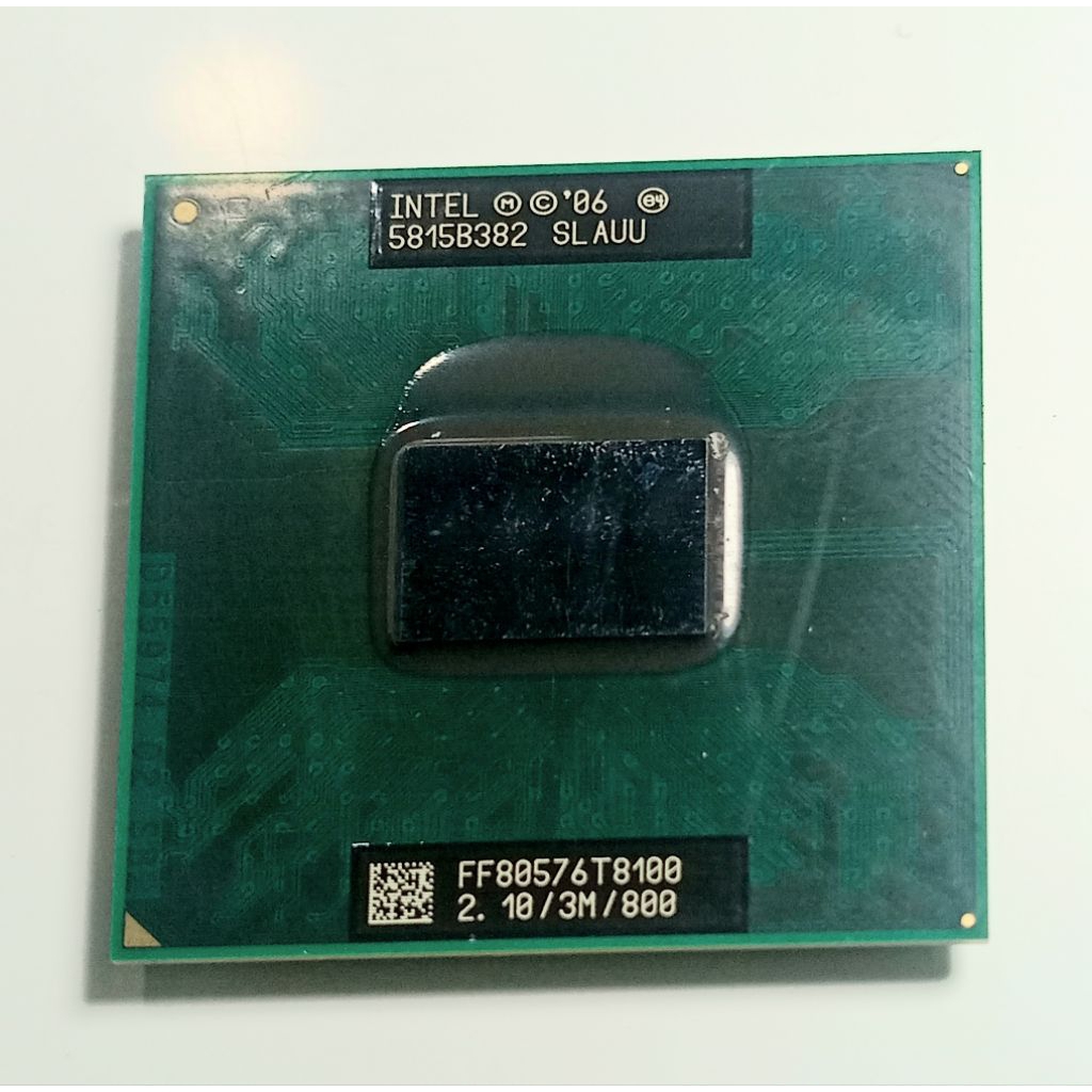 Processore Intel Core 2 Duo T8100 2.1 GHz, 800 MHz FSB, 3 MB Cache, Socket P. Usato Ma Testato E Funzionante.