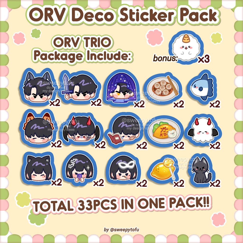 Jual ORV Deco Sticker Pack set 30pcs Omniscient readers viewpoint Kim ...