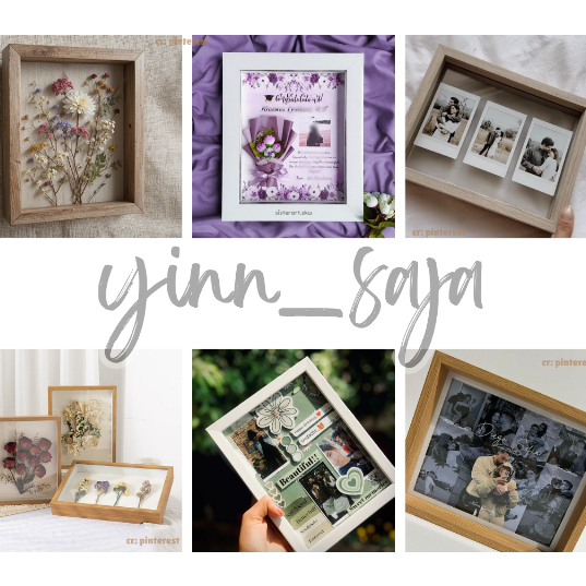 Jual Frame Kayu Ukuran 15X20 cm Bingkai Kayu 3D frame mahar Pop Up ...