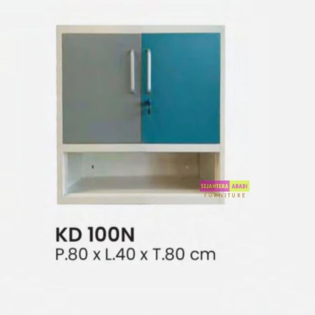 Jual kitchen set besi atas 2 pintu inf KD100N rak dapur gantung ...