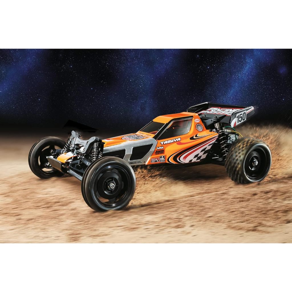 Ruote Posteriori In Alluminio Con Pneumatici Buggy Per Tamiya DT02T / DT03 Rising Fighter 2WD