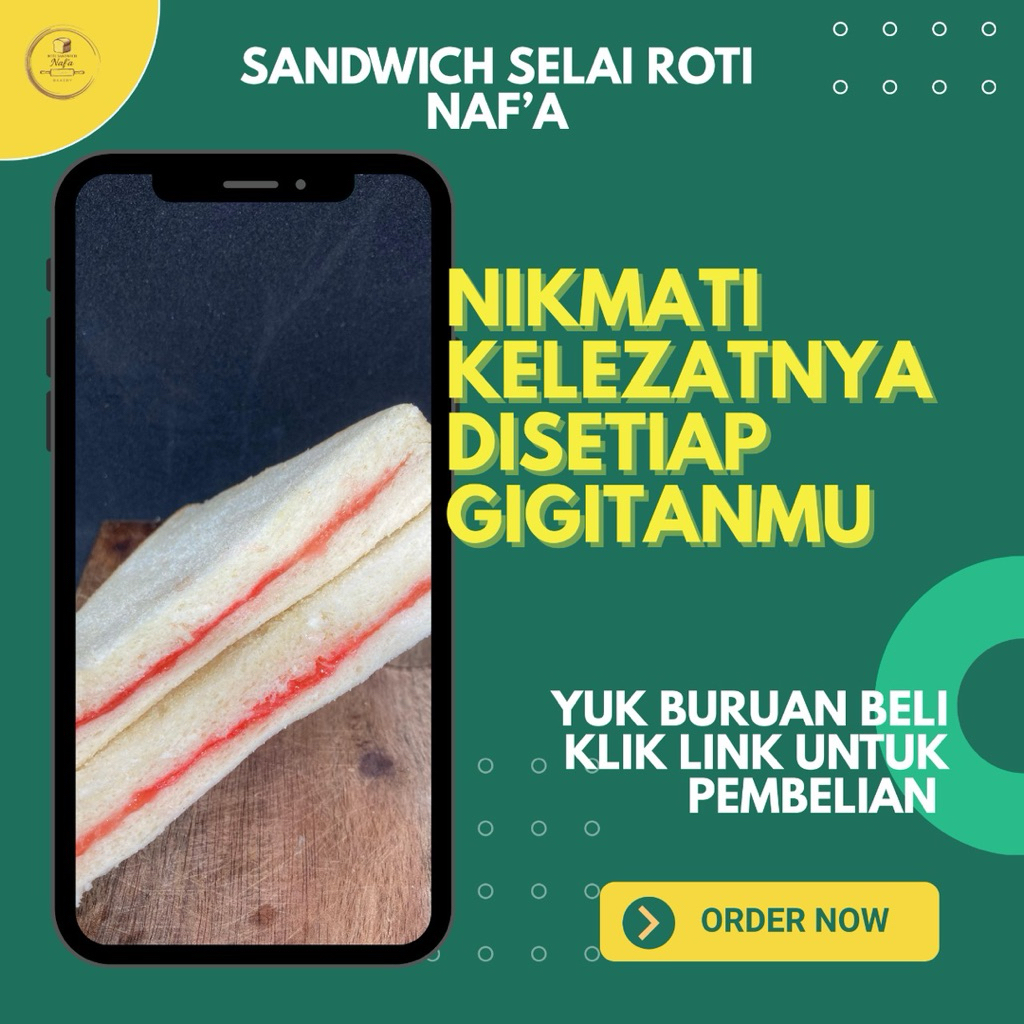 Jual Sandwich Selai Roti Naf’a – Roti Lembut Isi Selai lumer murah ...