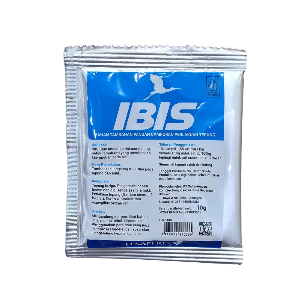 Jual IBIS BLUE PELEMBUT ROTI / BREAD IMPROVER 10gr | Shopee Indonesia
