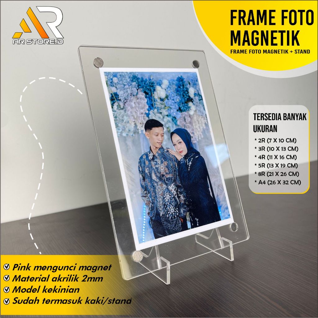 Jual Frame Foto Akrilik Magnet ( Foto + Frame ) Frame Foto Aesthetic ...