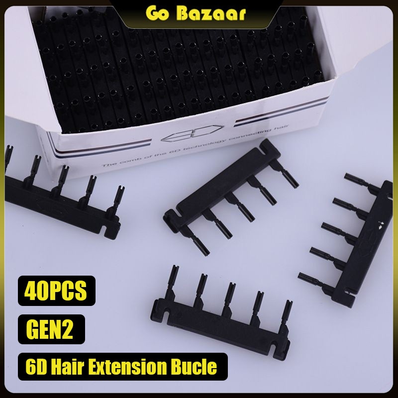 Jual 40PCS Klip Ekstensi Rambut 6D / Klip Ekstensi Rambut 6D / Alat ...