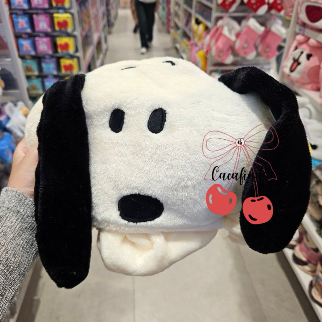 Jual MINISO x Peanuts‼️Hoodie Blanket / Balmut Lucu Snoopy Collection ...