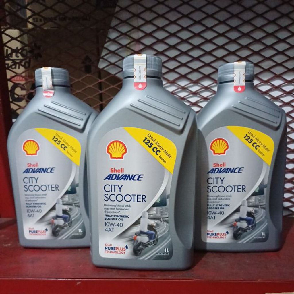 Jual Shell Advance City Scooter Oil 10W-40 4AT 1L | Shopee Indonesia