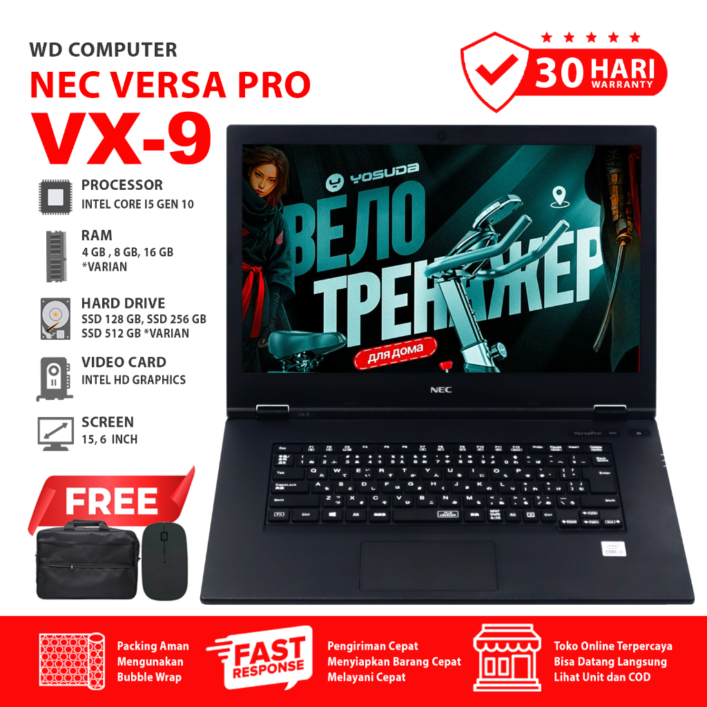 468 NEC VC-9 i5-1130G7 8GB SSD512Gb Nec VersaPro VX-9 Core I5 Gen 10