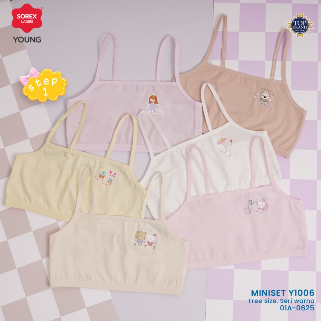 Jual (3 pcs) MINISET ANAK SOREX YOUNG Y1006 step 1 tali kecil, miniset ...