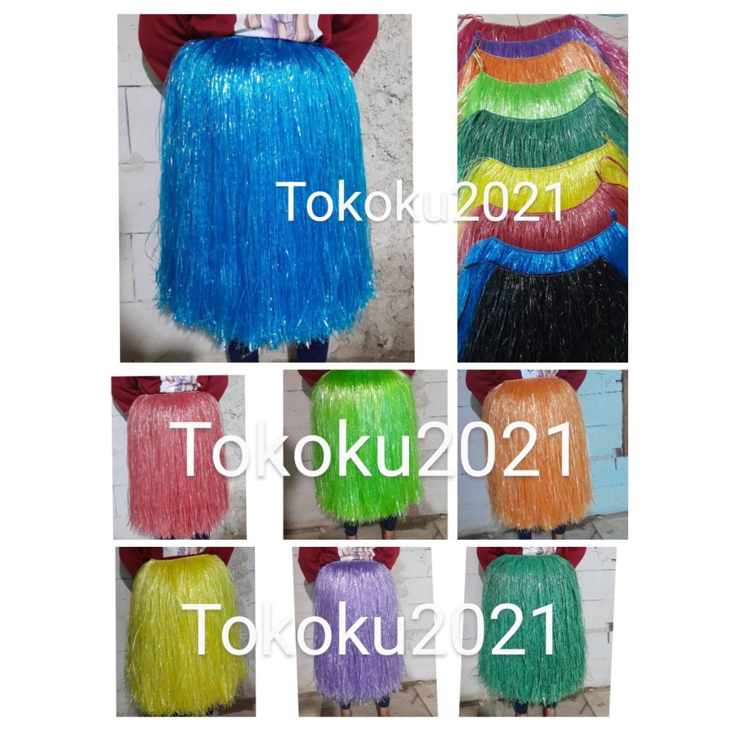 Jual Rok rumbai tali rafiah ukuran anak dan dewasa ll cocok untuk ...