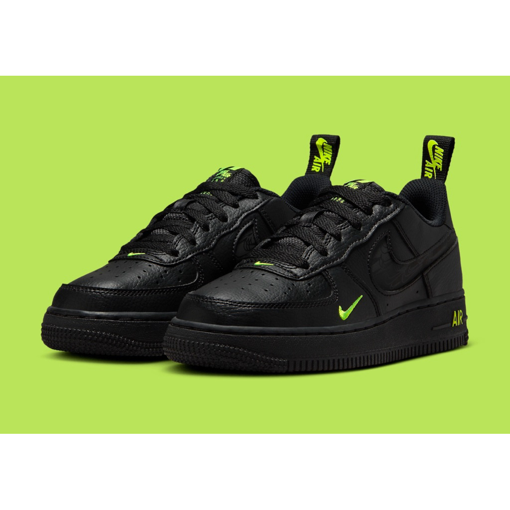 Jual [ORIGINAL PRELOVED NIKE BIG KIDS AIR FORCE 1 AF1 Triple Black ...