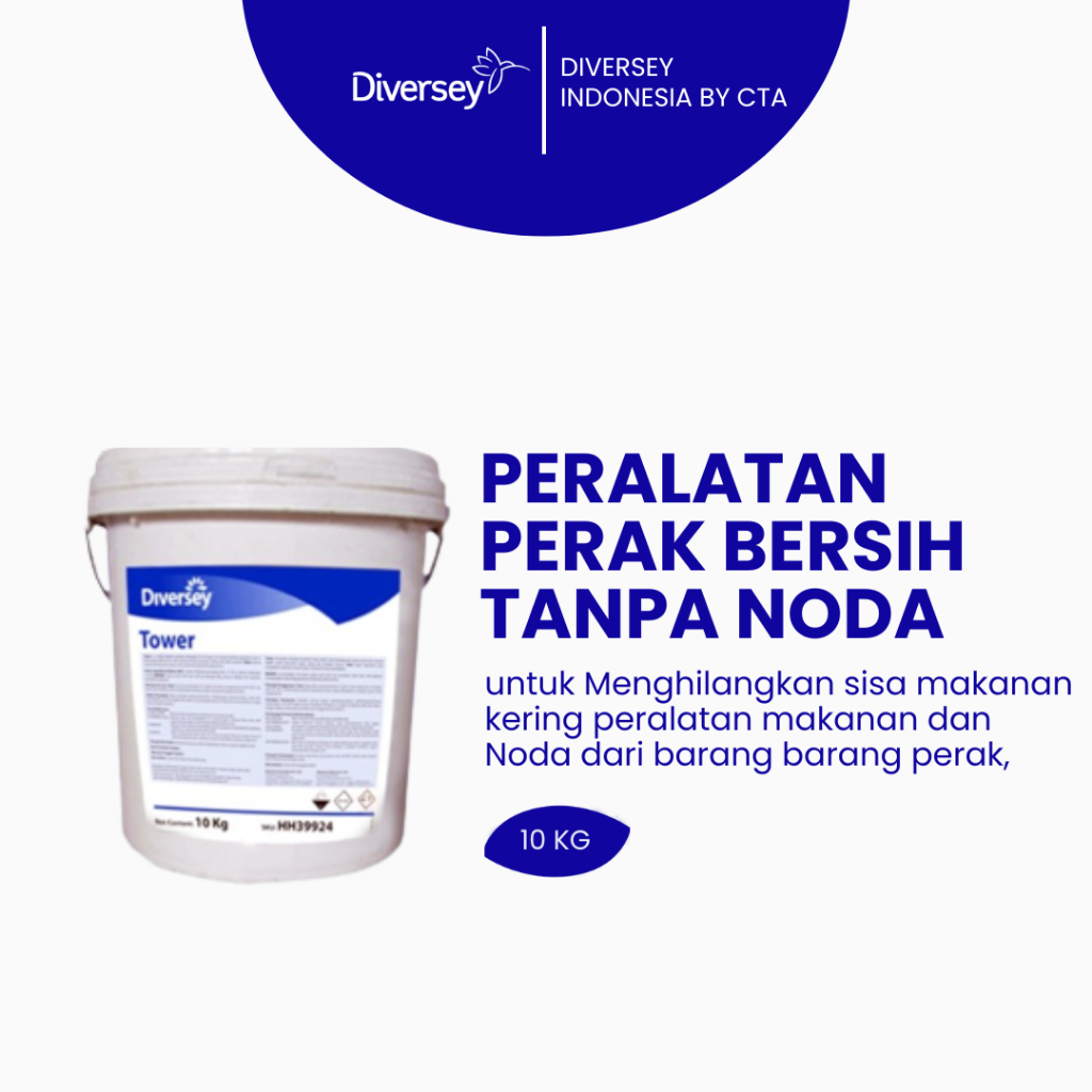 Jual Diversey Tower 10kg - Bubuk Perendam Alat Makan (Cutleries Pre ...