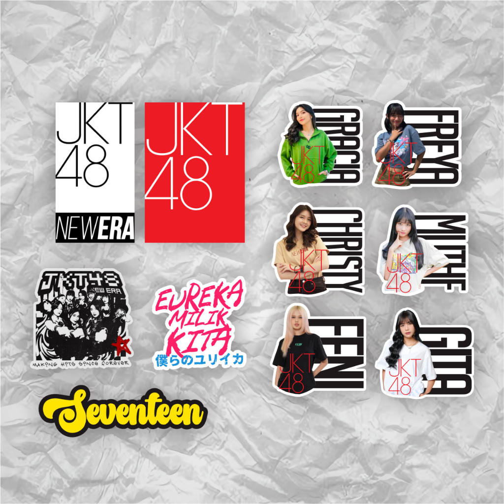 Jual STIKER PACK MINI LOVE LETTER JKT48 / STICKER BUKU JKT 48 / STIKER ...