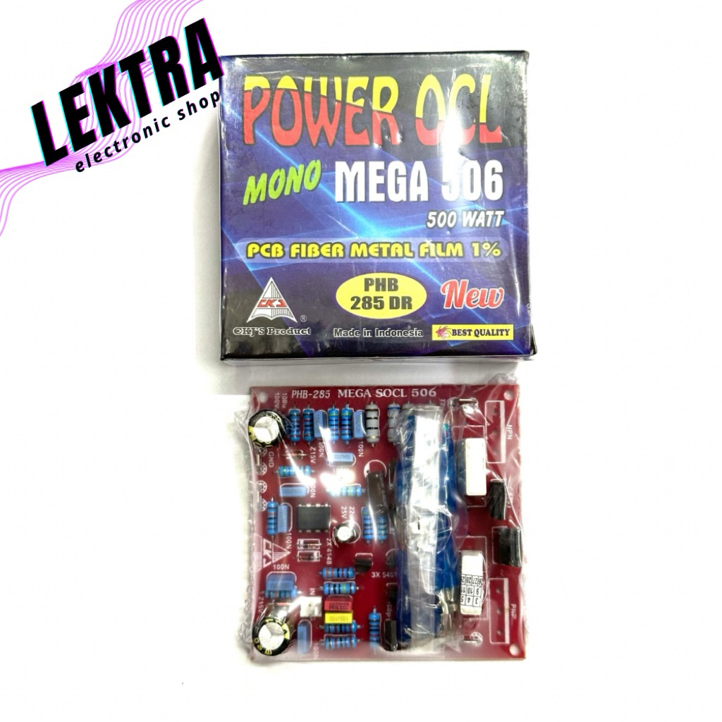 Jual Kit PHB 285 DR Power OCL Mono Mega 506 PCB Fiber Metal Film 1%