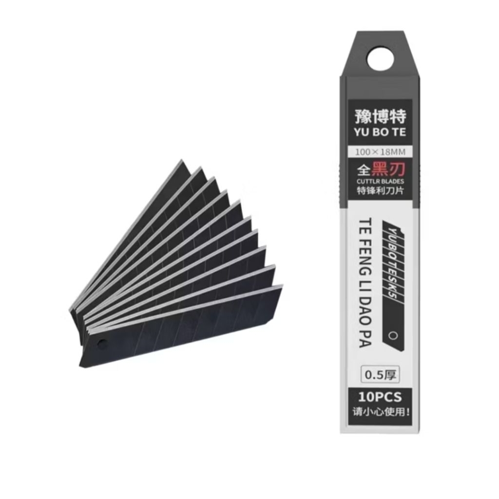 Jual ( RCH) Reffil Cutter Warna Hitam Dengan Pisau Tajam Dan Besar ...