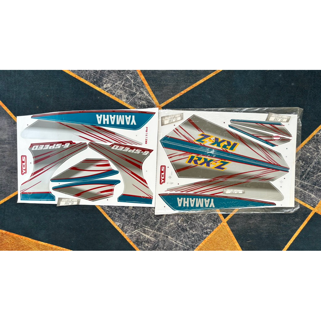 Jual STIKER BODY RXZ LAMA. STRIPING BODY YAMAHA RXZ MILE WARNA MERAH ...