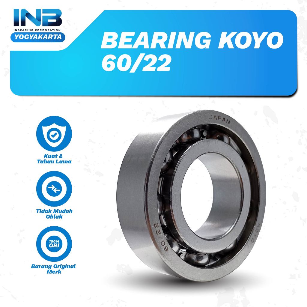 Jual Laker Roda 60/22 KOYO Bearing Roda Belakang Matic Original KOYO ...