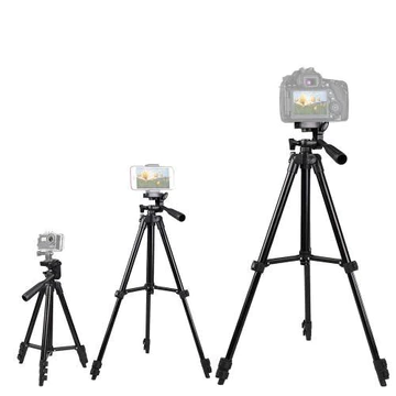 ISTARFI Tripod HITAM 3120A Handphone Hp U Holder Kaki Stabilizer 1 Meter