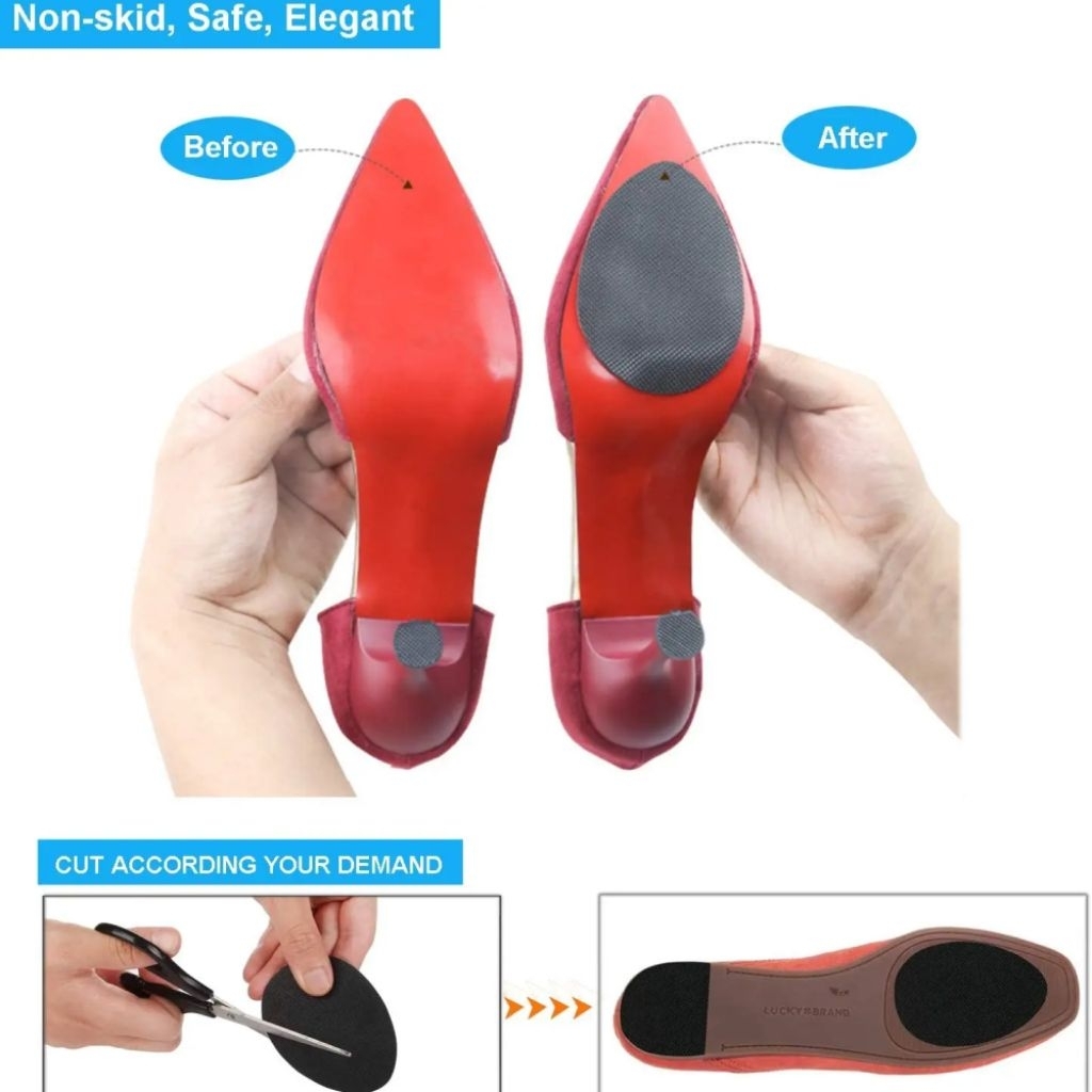 Jual sol sepatu anti selip rubber outsole pad anti licin sepatu ...