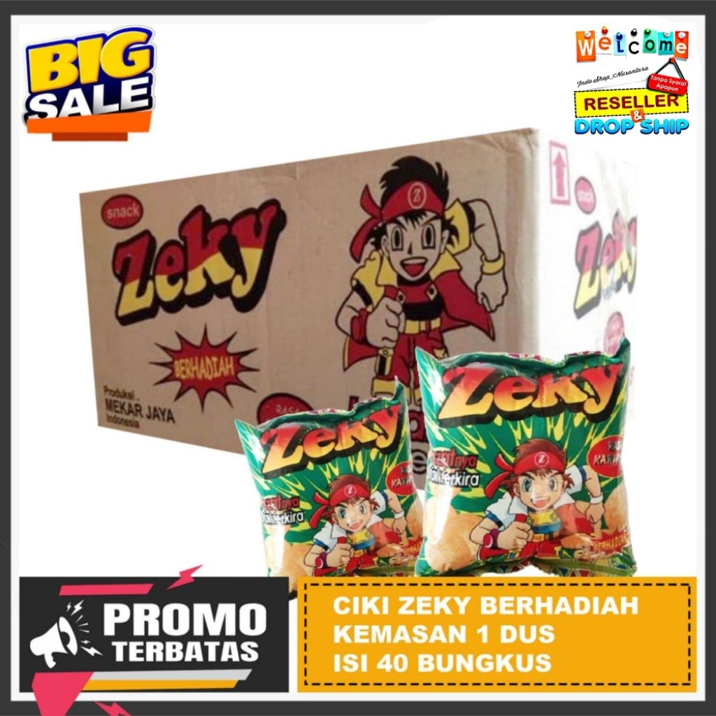 Jual Ciki Zeky Viral Berhadiah | Zeky Ciki Berhadiah Di Dalam | 1 Dus ...