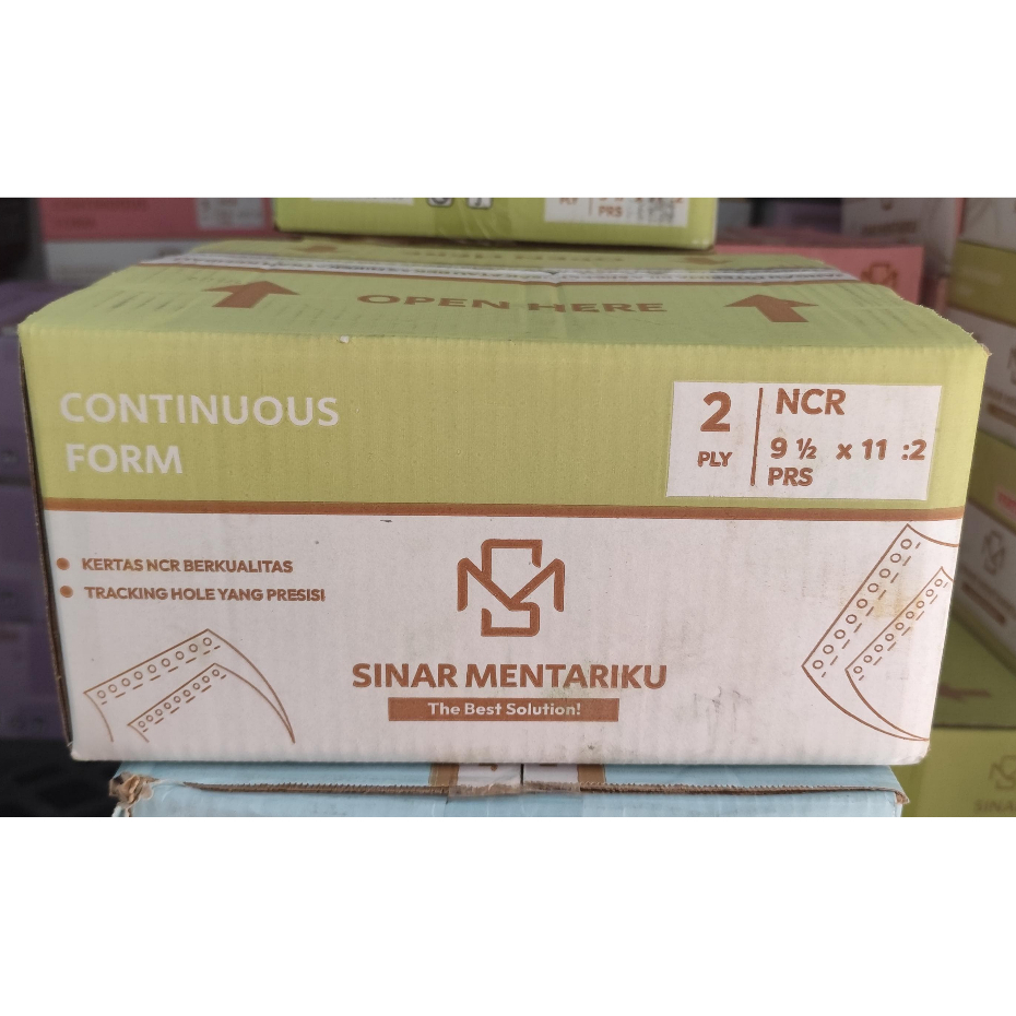 Jual 2 Ply Warna Kertas Continuous Form Sinar Mentariku 9 1/2