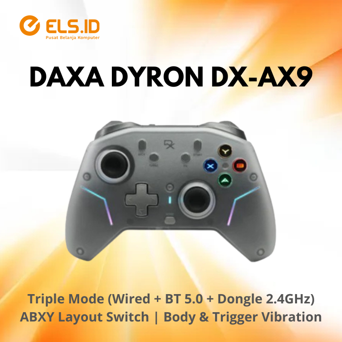 Jual Rexus Daxa Dyron DX-AX9 Gamepad Gaming Wireless Triple Mode ...