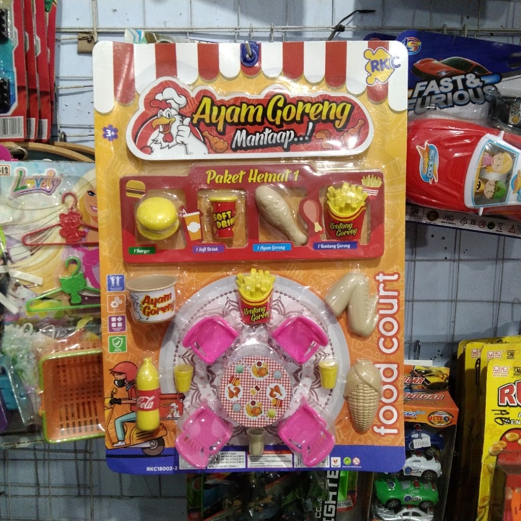 Jual MAINAN FOOD COURT KULINER NUSANTARA AYAM GORENG | Shopee Indonesia