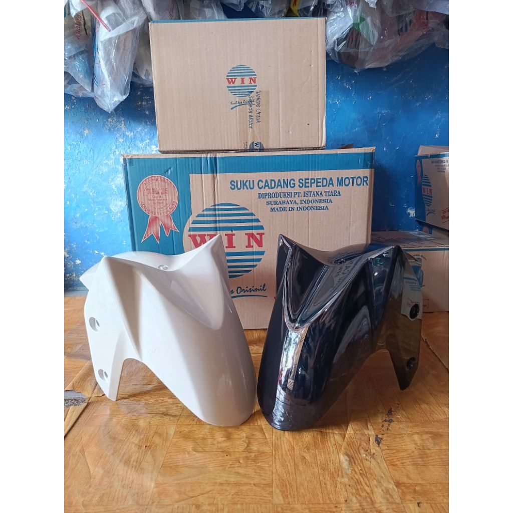 Jual WIN Front Fender Spakbor Depan Nmax Old New Hitam Putih | Shopee ...