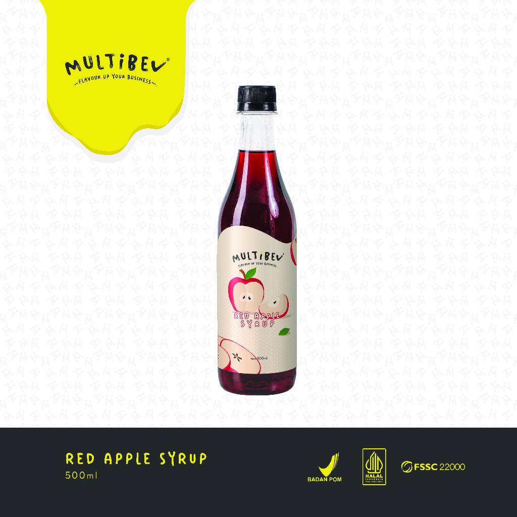 Jual Multibev Sirup Rasa Red Apple, Sirup Halal Minuman Kekinian ala ...