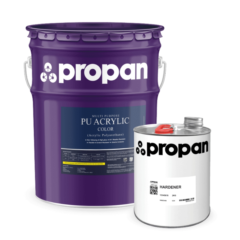Jual CAT PROPAN MULTIPURPOSE PU ACRYLIC COLOR SATIN 25 LITER - WARNA ...