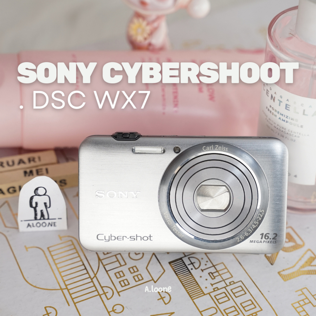 Appareil Photo Compact Sony Cyber-shot DSC-WX7 Argenté - 16.2MP, Zoom 5x - Occasion