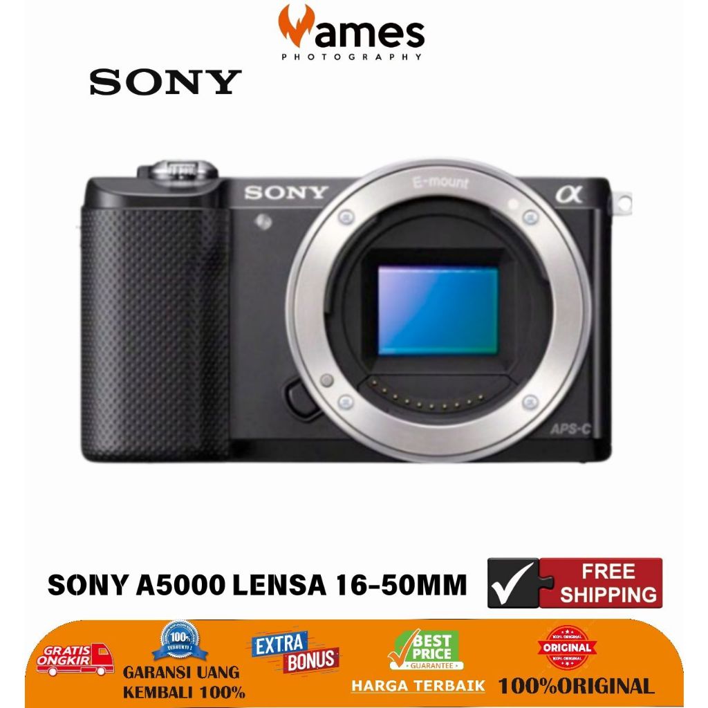 Jual Sony A5000 Body Only Kamera Mirrorless Original Termurah