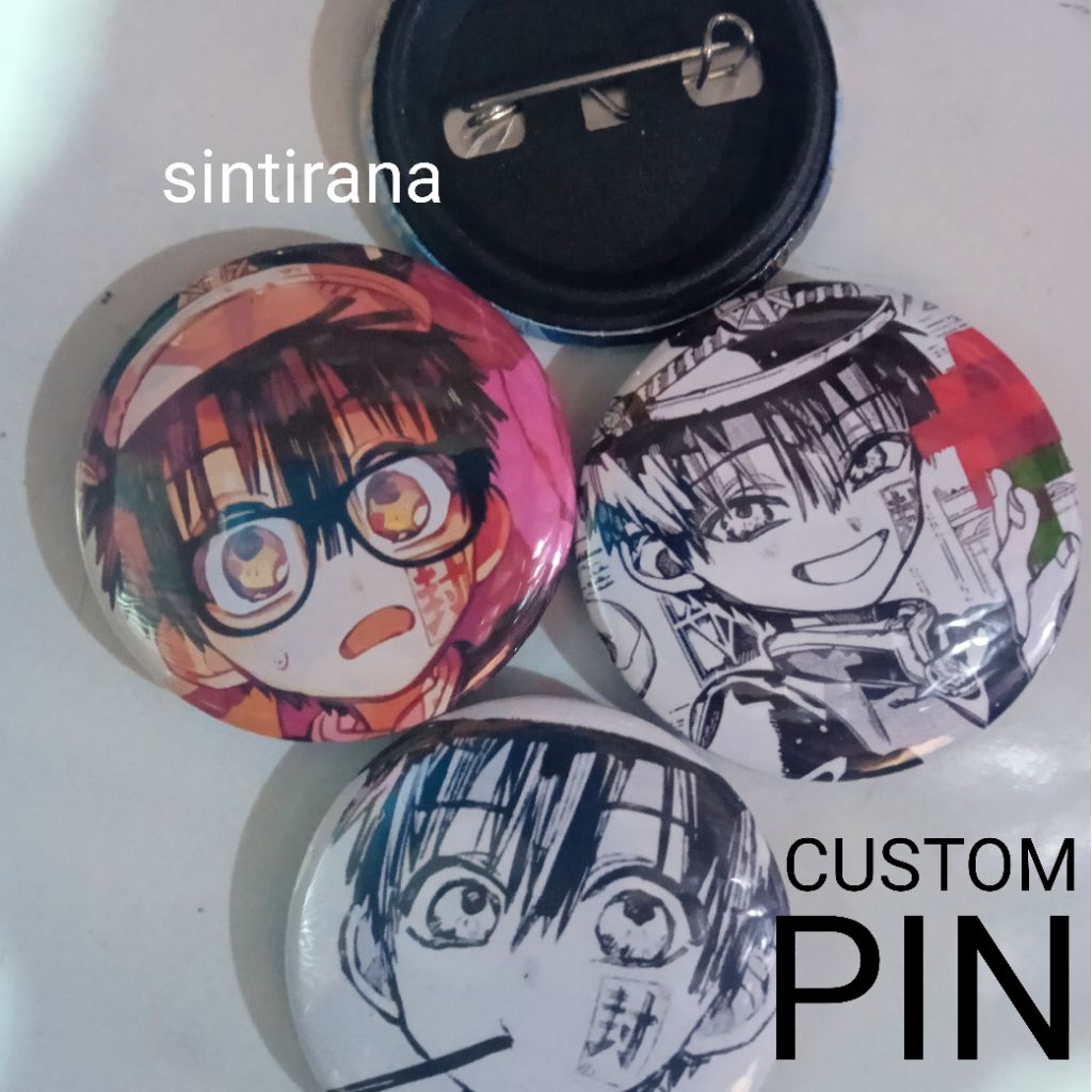 Jual Pin Anime Toilet-Bound Hanako-kun Custom Pin | Shopee Indonesia